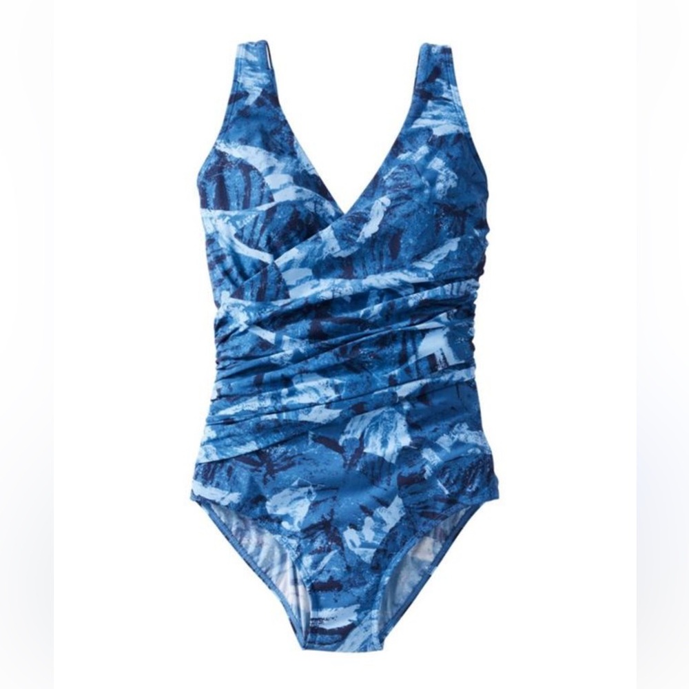 LL Bean Lycra swim suit 18